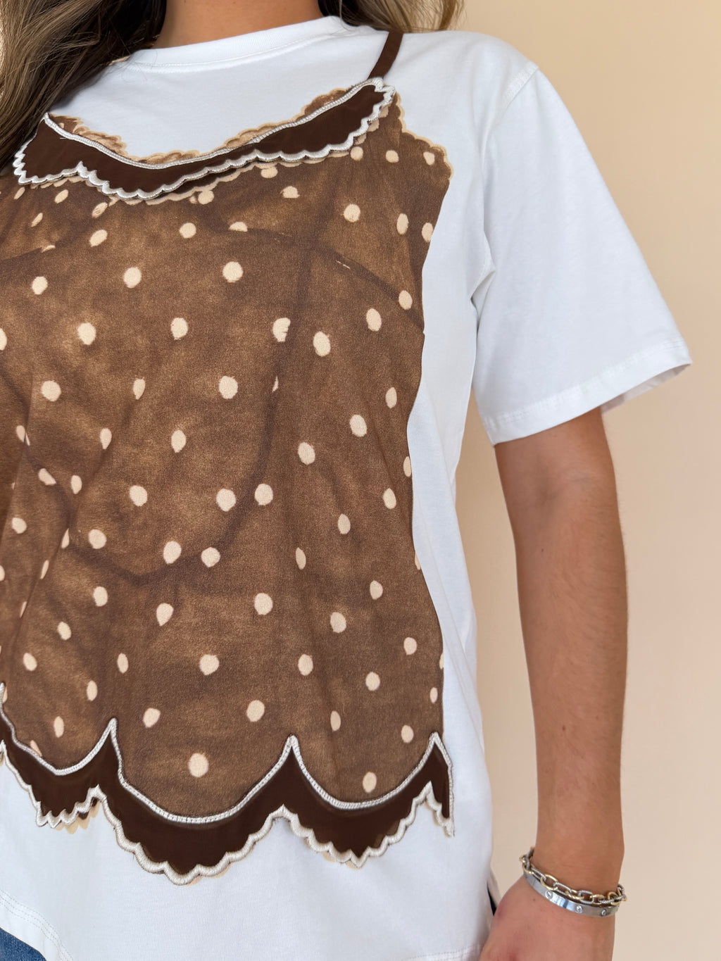 Lace Print T-shirt