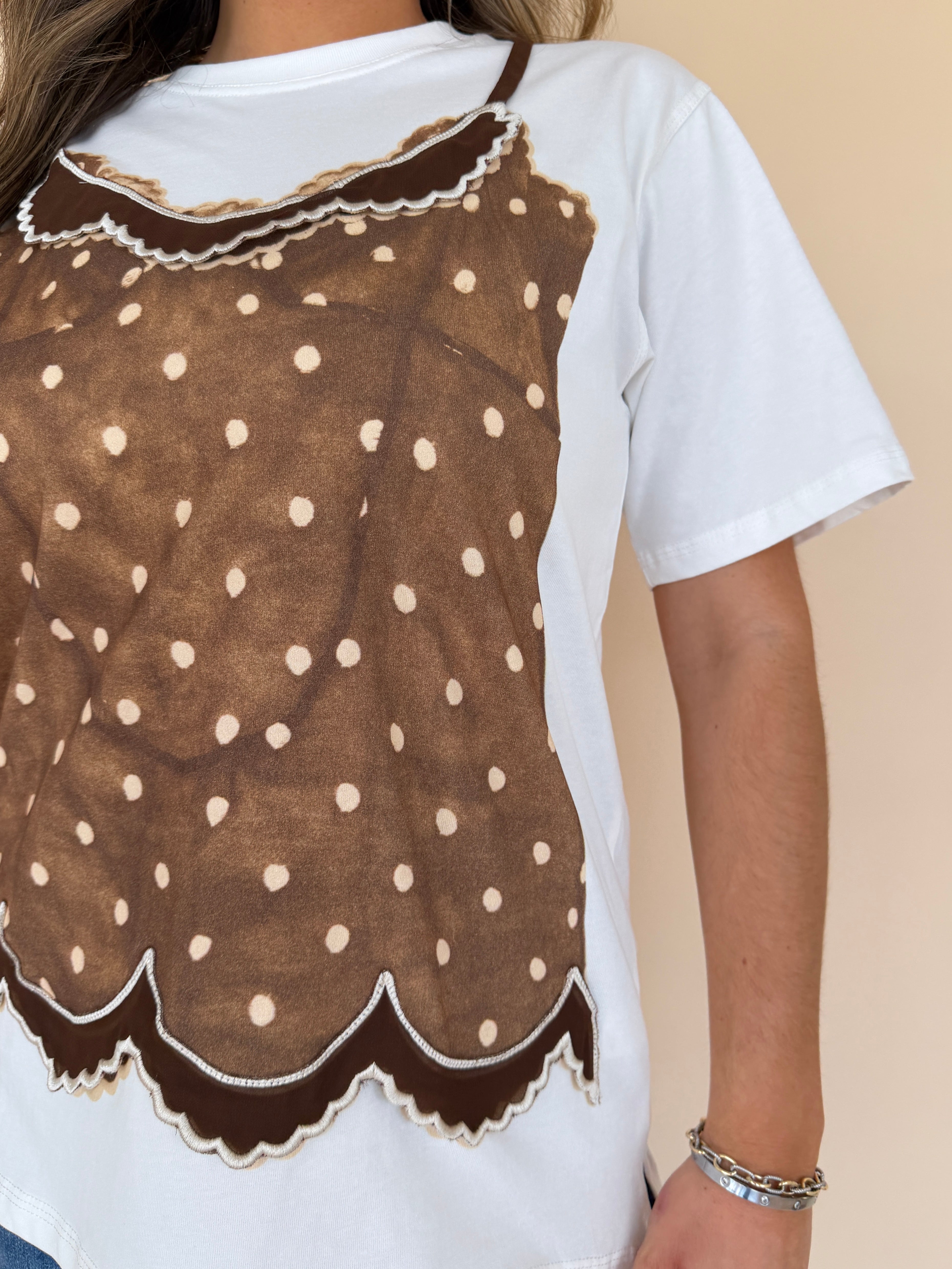 Lace Print T-shirt
