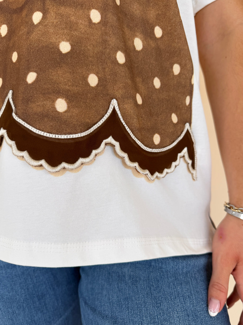 Lace Print T-shirt
