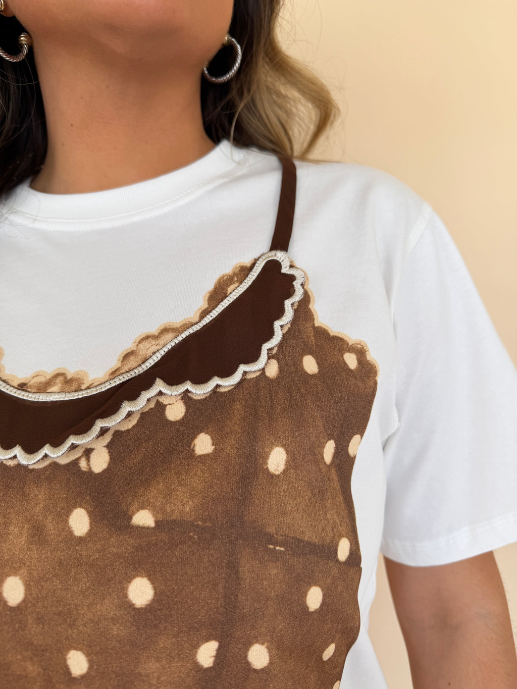 Lace Print T-shirt