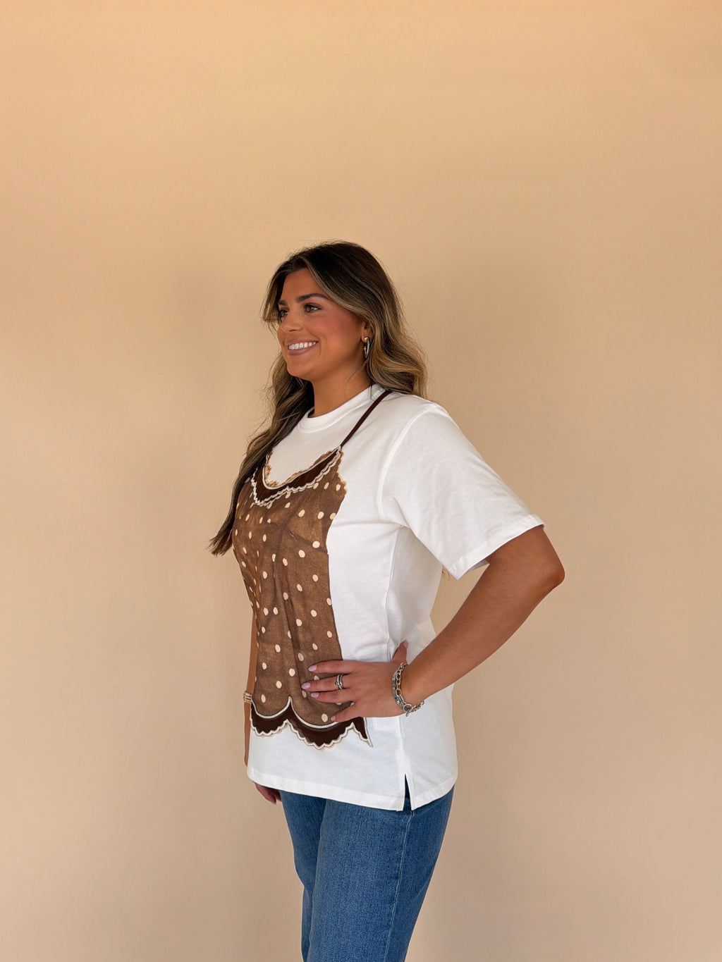 Lace Print T-shirt