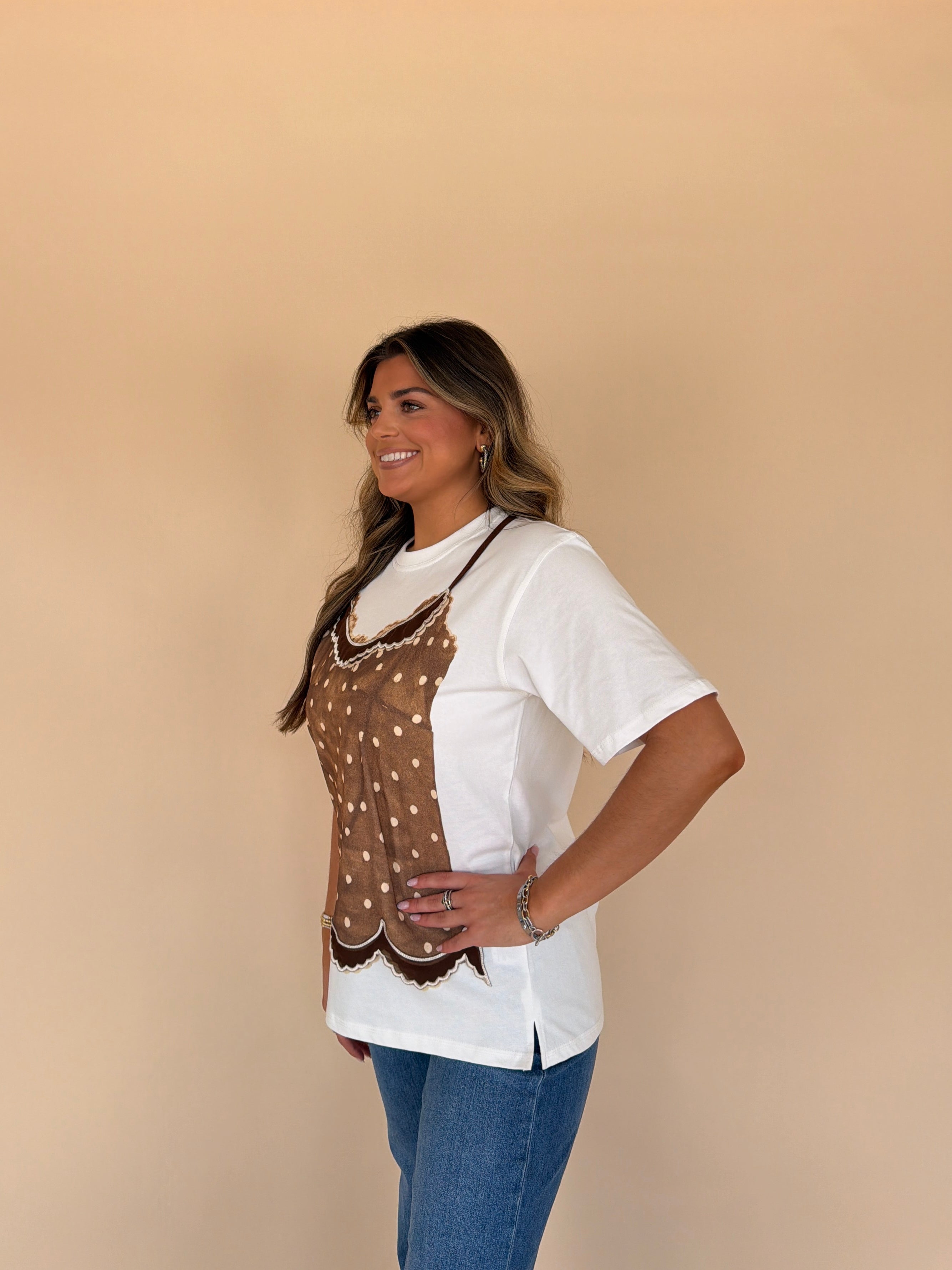 Lace Print T-shirt