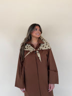 Long Trench Scarf Jacket