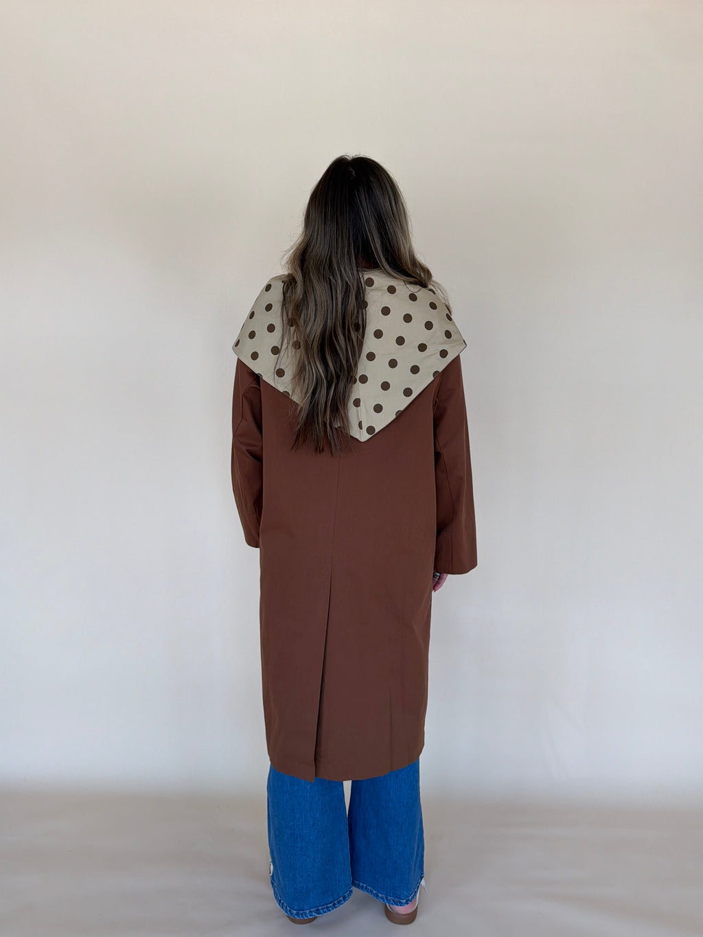 Long Trench Scarf Jacket
