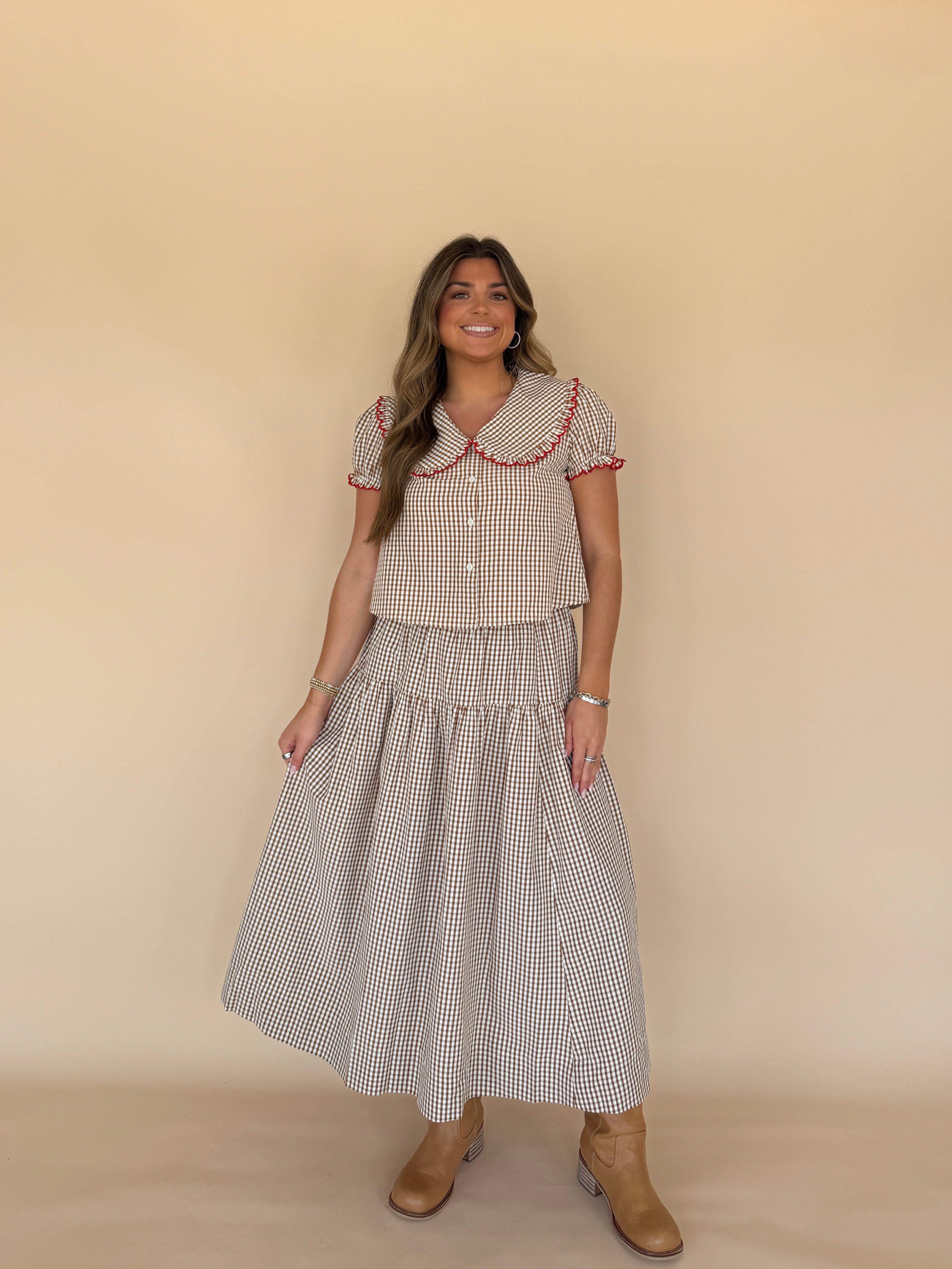 Tired Maxi Skirt
