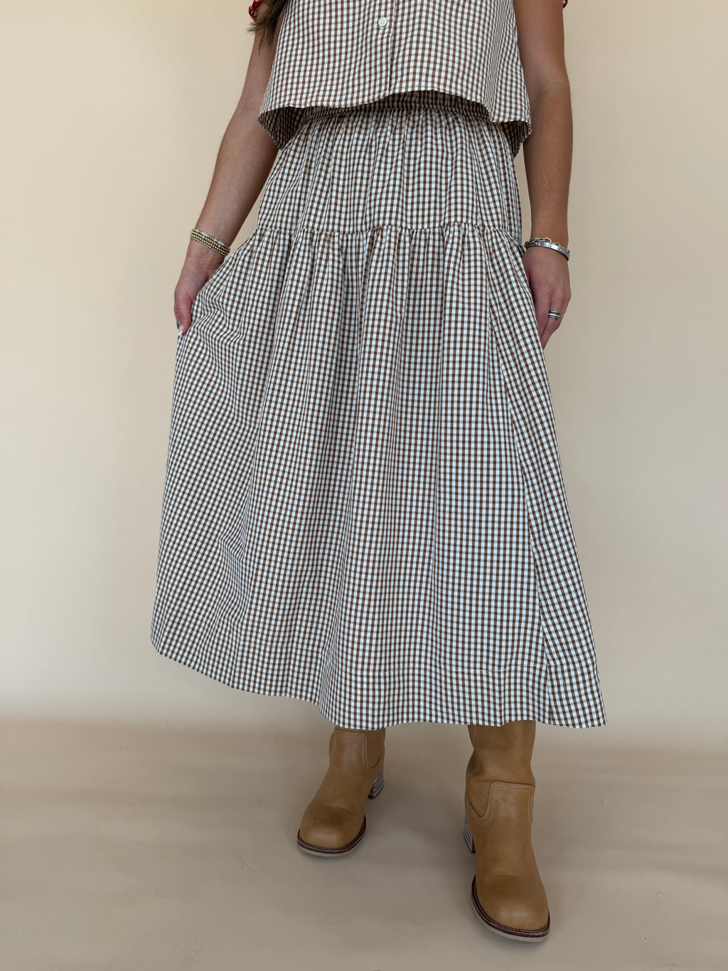 Tired Maxi Skirt