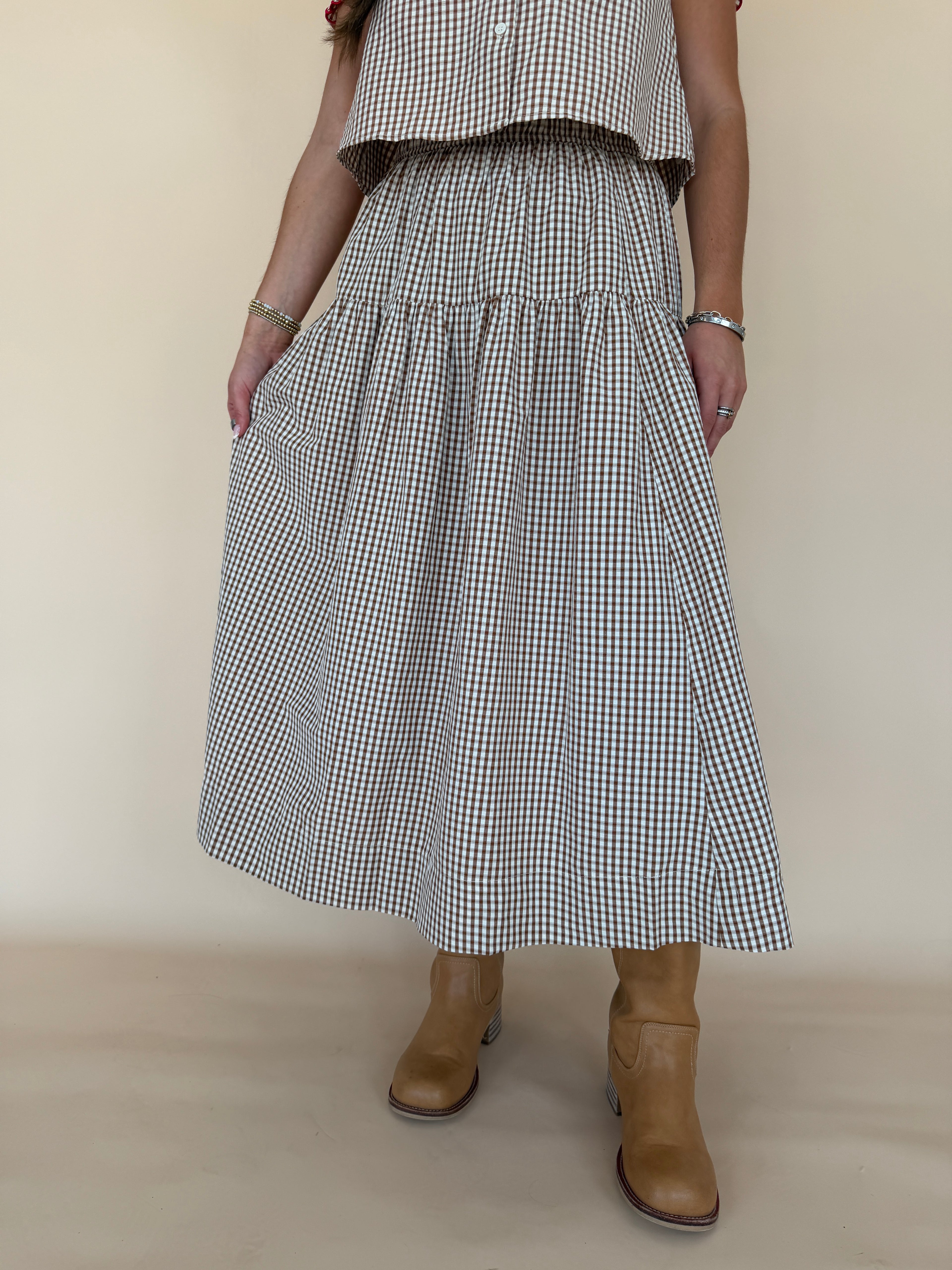 Tired Maxi Skirt
