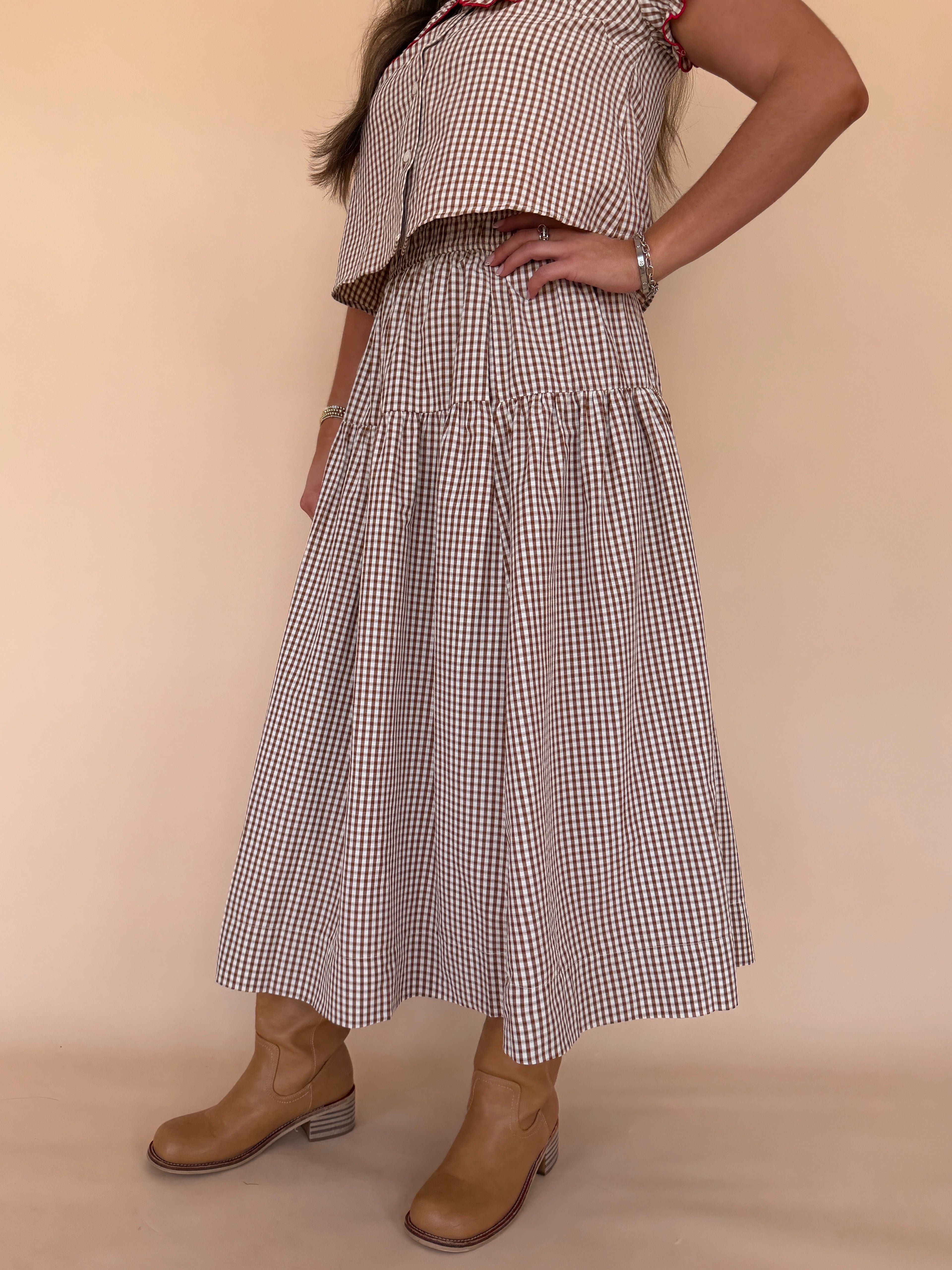 Tired Maxi Skirt