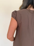 U-Neck Mini Dress