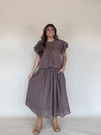 Pleated Detail Top