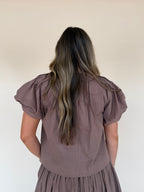 Pleated Detail Top