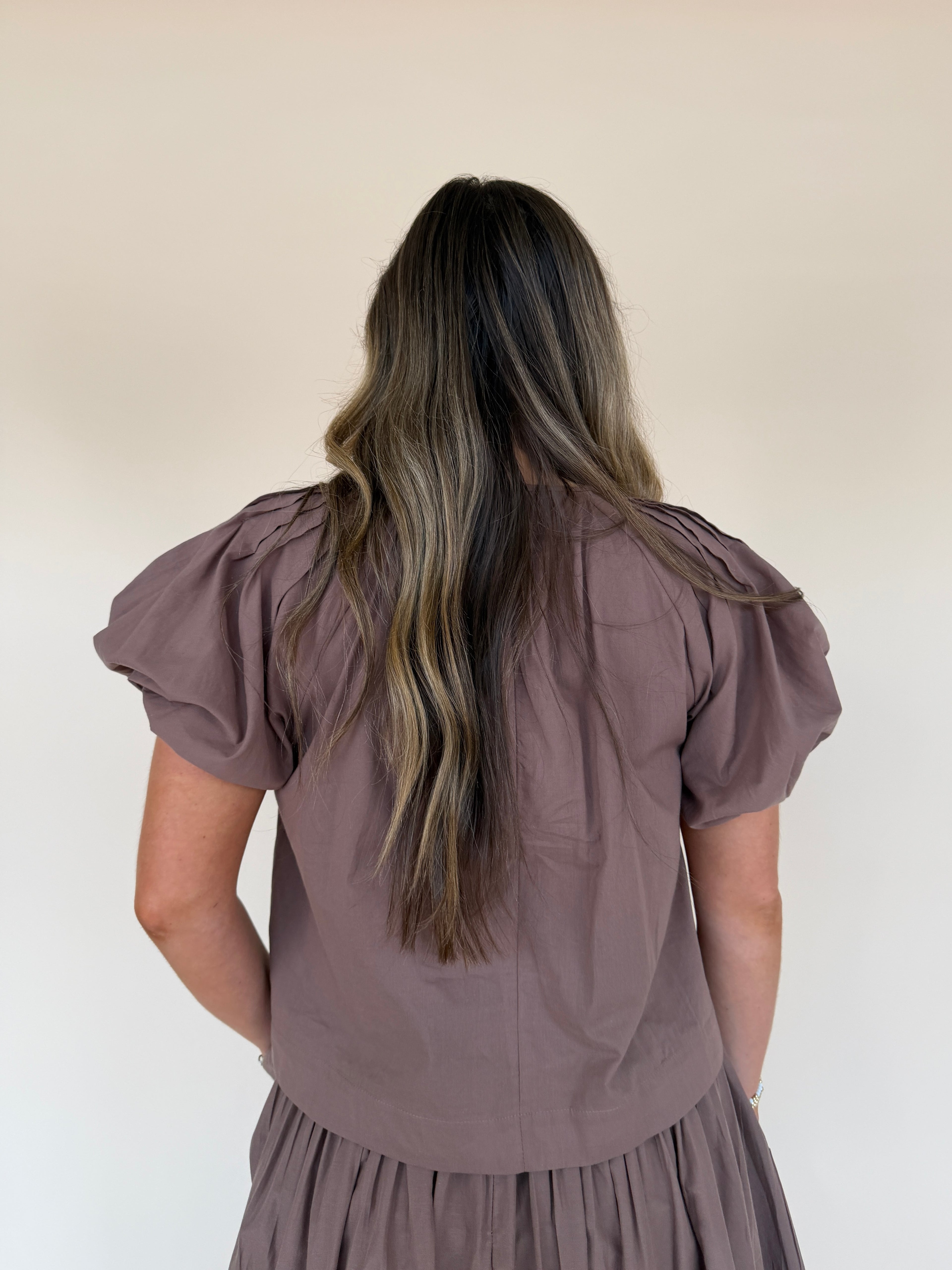 Pleated Detail Top