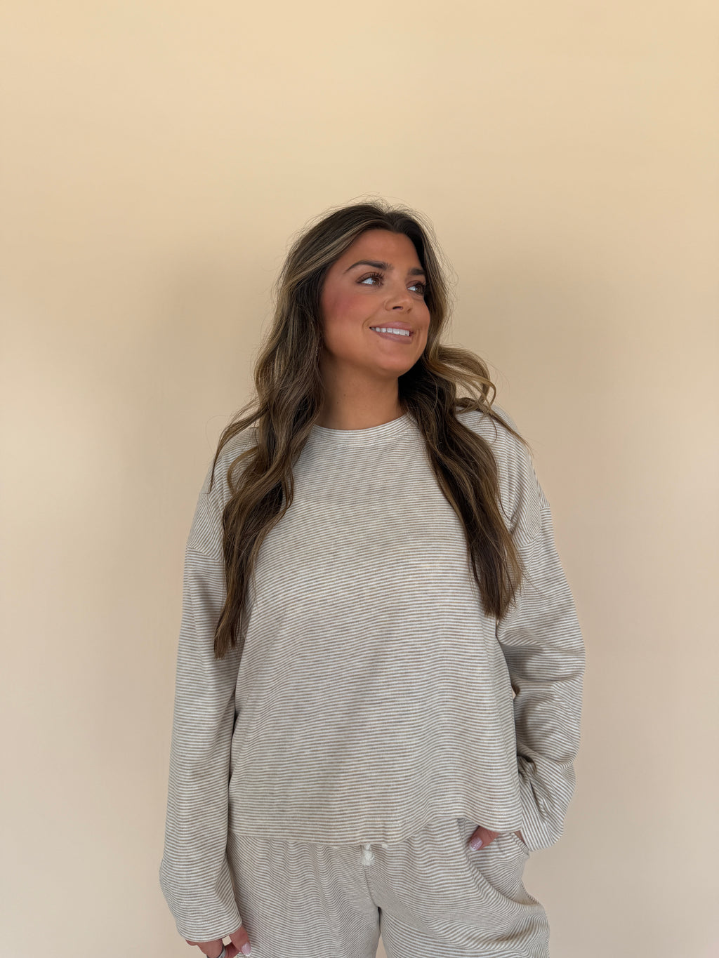 Striped Knit Top