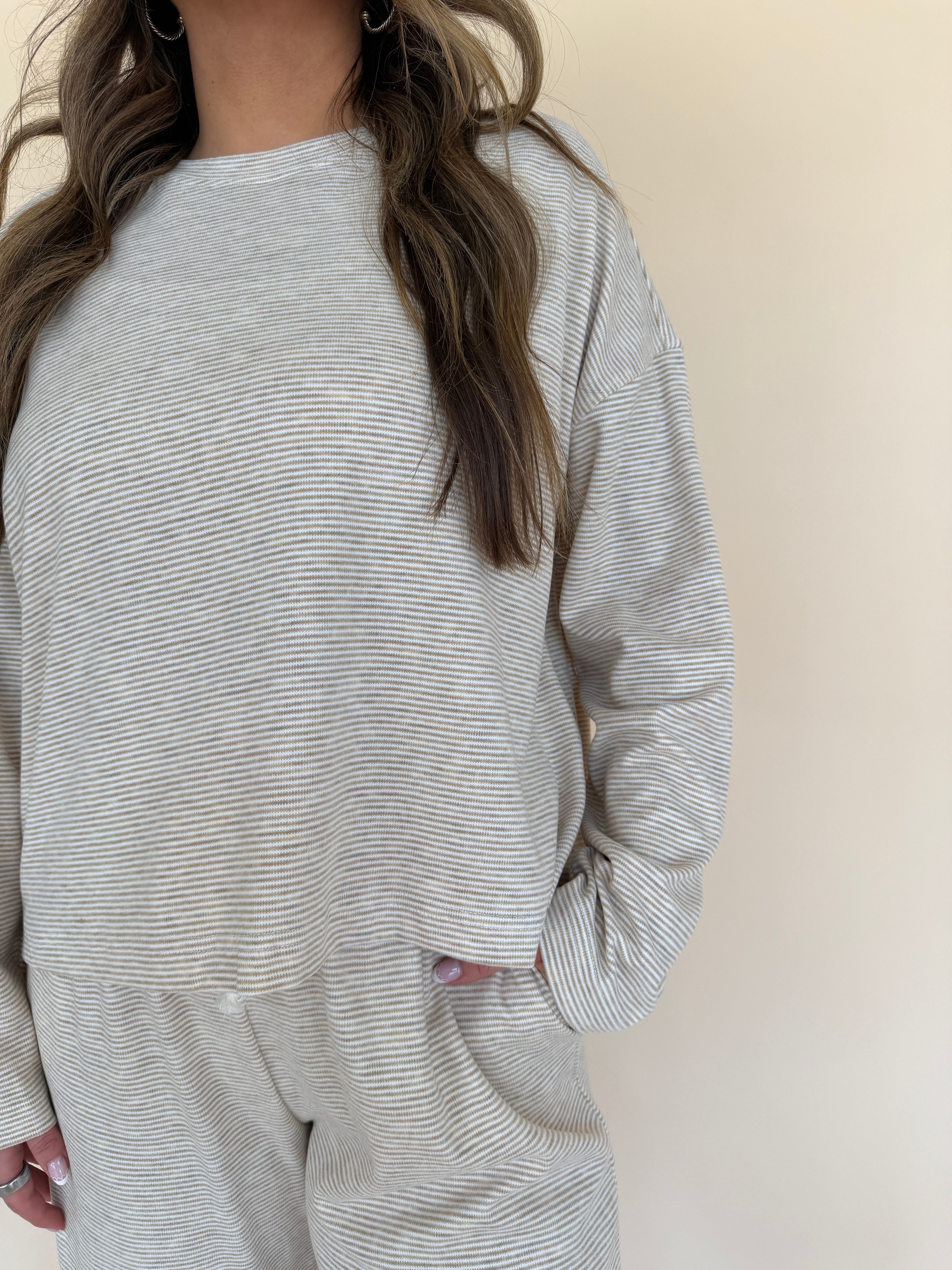 Striped Knit Top
