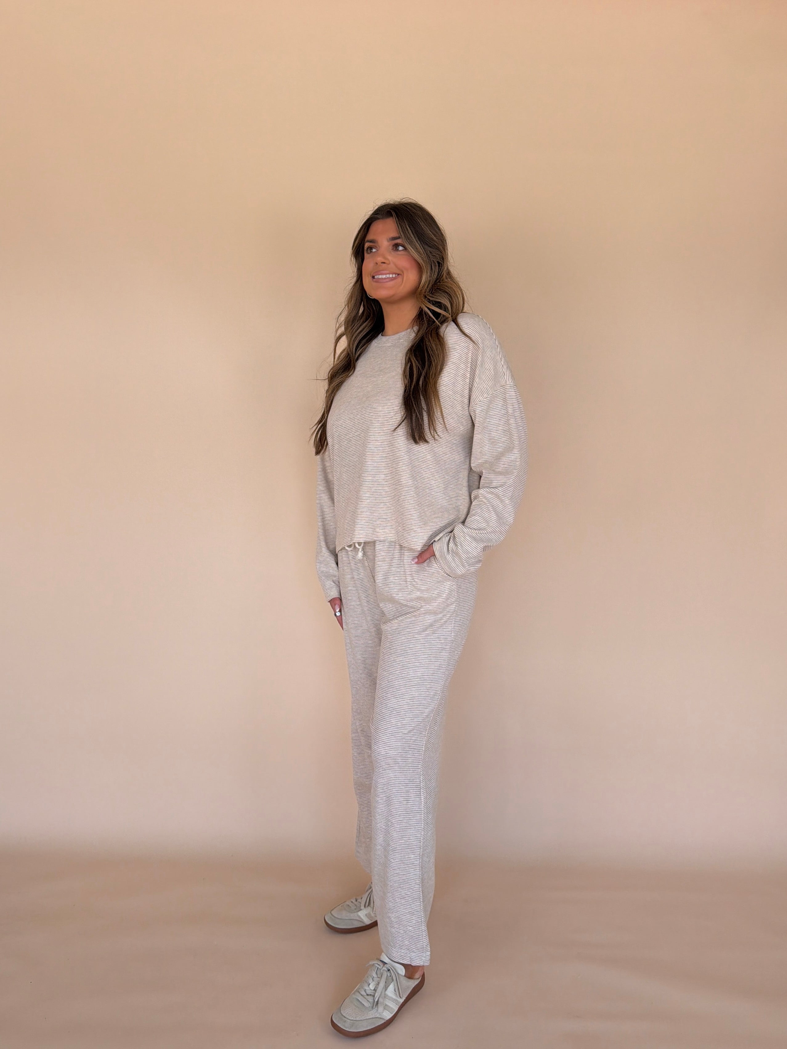 Striped Knit Pants