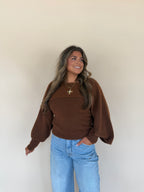 Layered Cape Sweater
