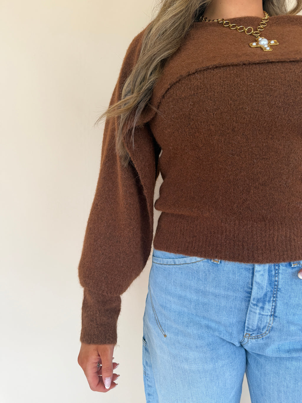 Layered Cape Sweater