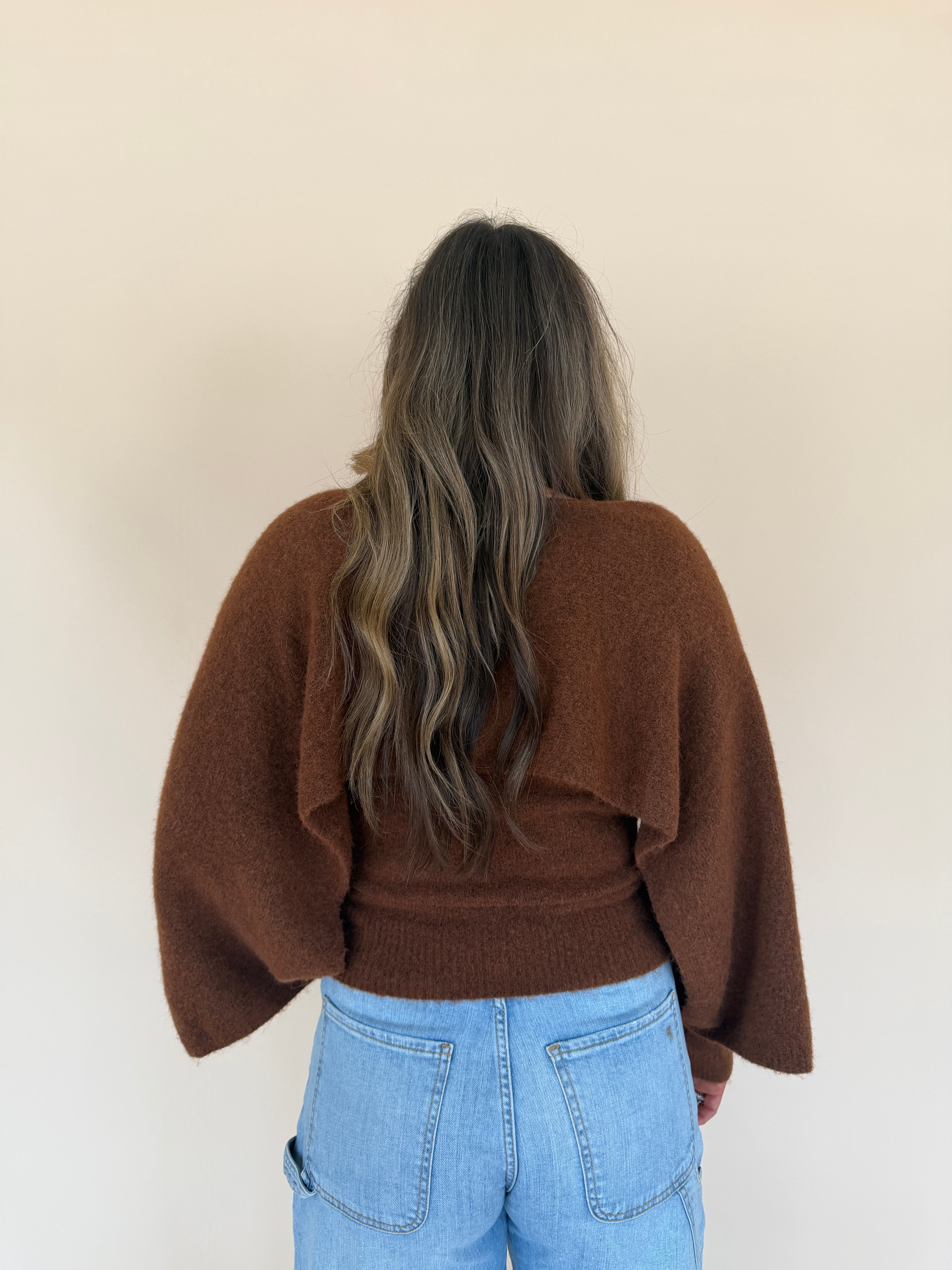 Layered Cape Sweater