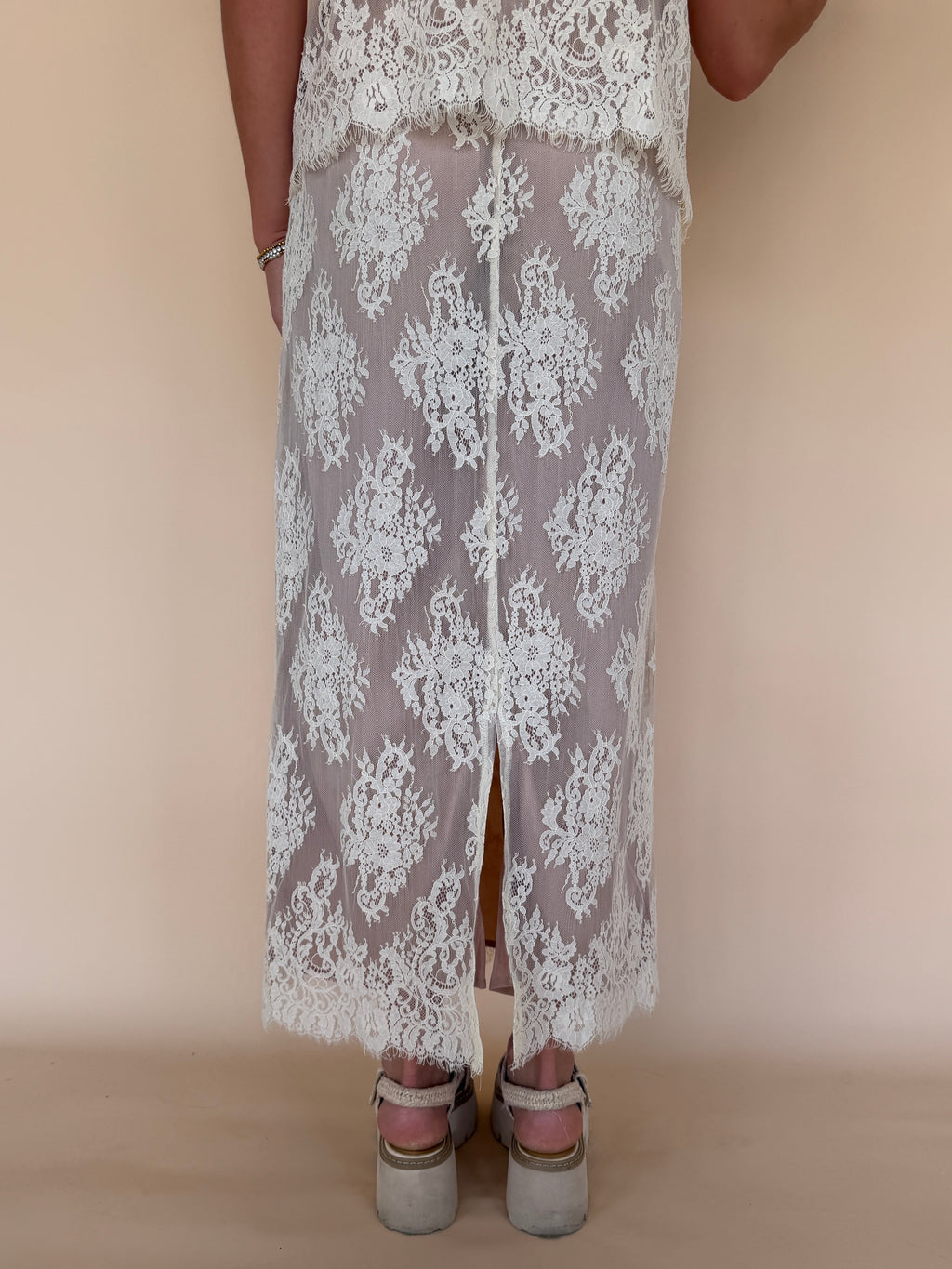 Lennon Lace Midi Skirt