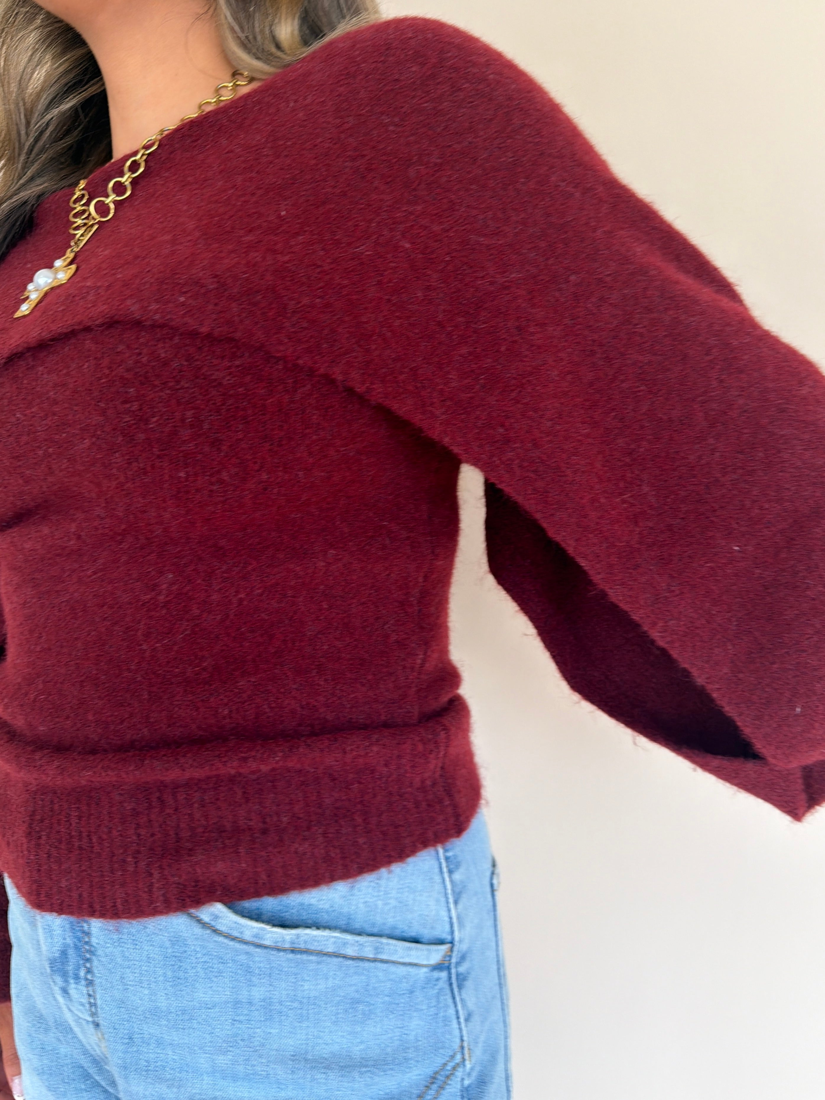 Layered Cape Sweater