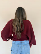Layered Cape Sweater