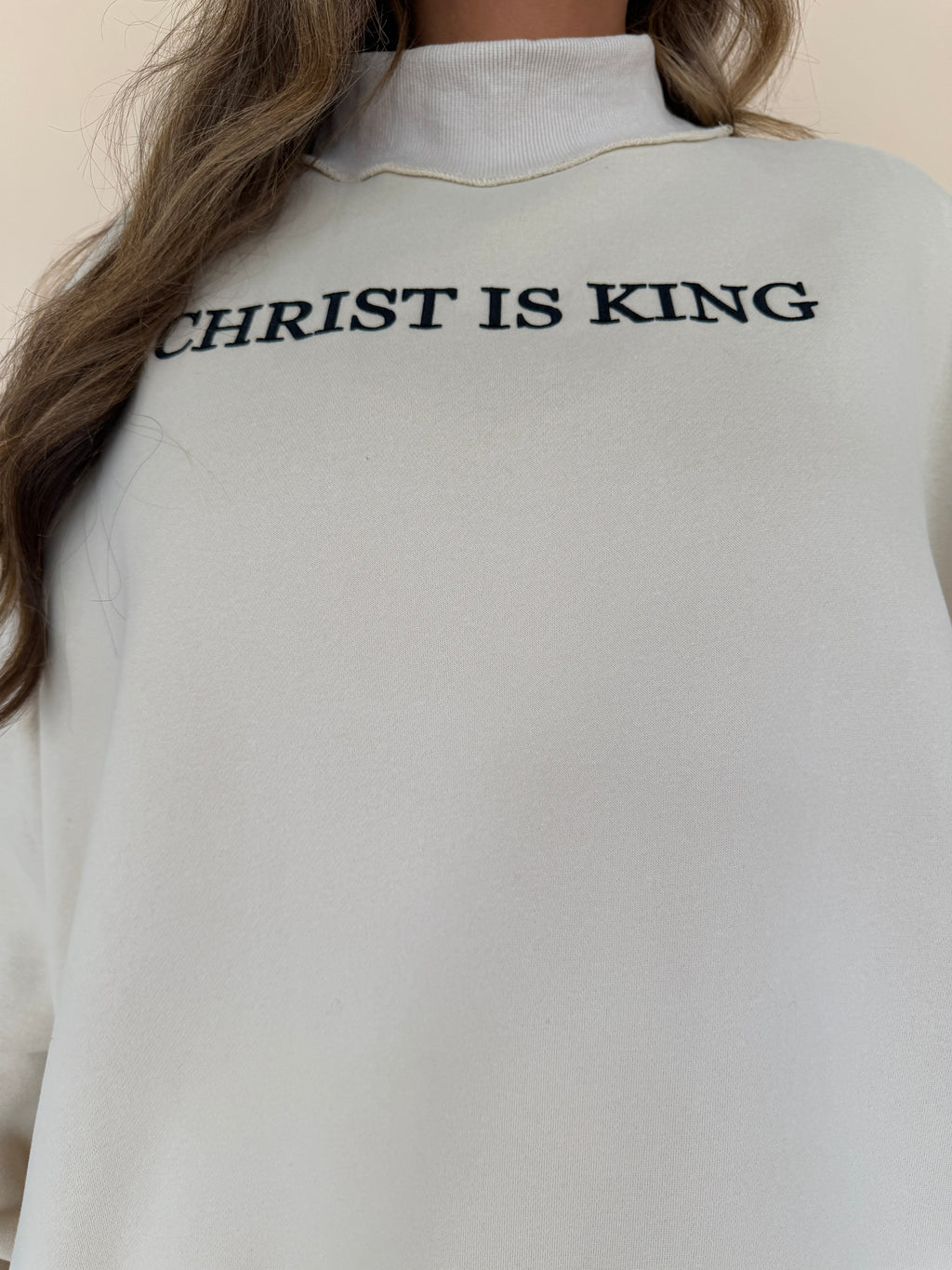 Christ is King Mockneck Sweatshirt