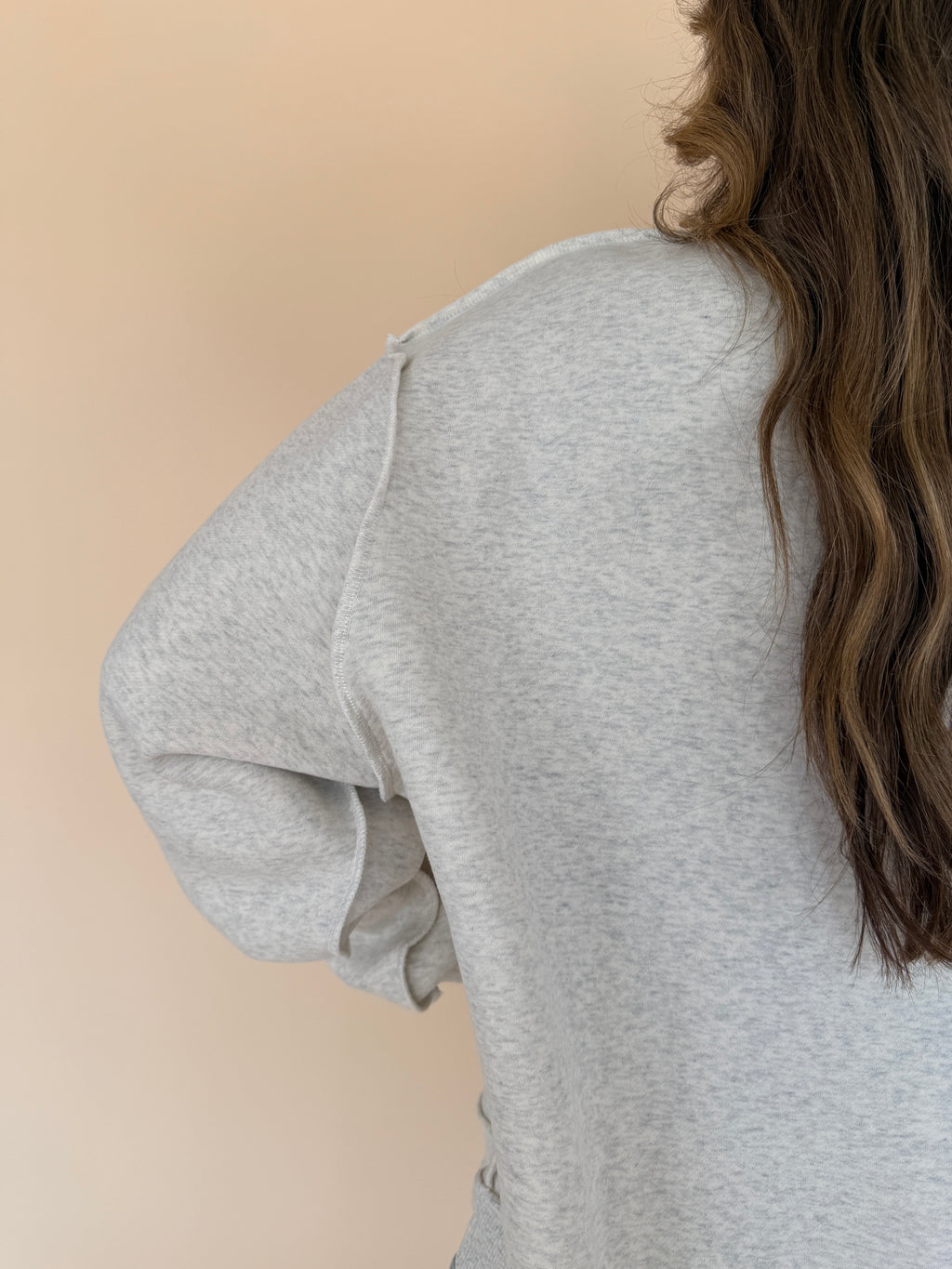 Open Doors Reversible Mock Neck Sweatshirt