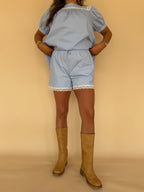 Lace Trim Shorts