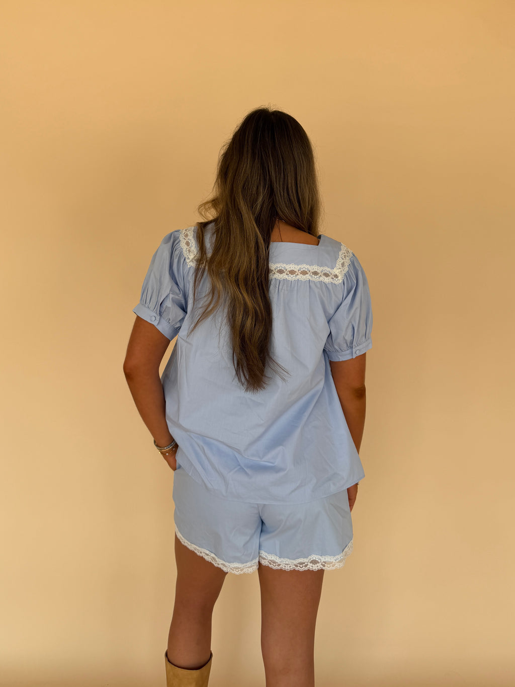 Lace Trim Shorts