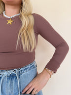 Ribbed Knit Top