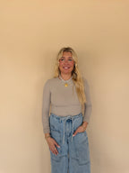 Ribbed Knit Top
