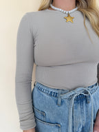 Ribbed Knit Top