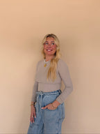 Ribbed Knit Top