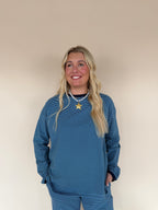 Striped Knit Long Sleeve Top