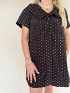 Polka Dot Corduroy Dress