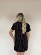 Polka Dot Corduroy Dress