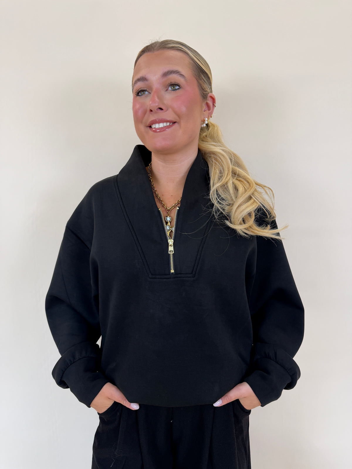 Quarter Zip Sweatshirt