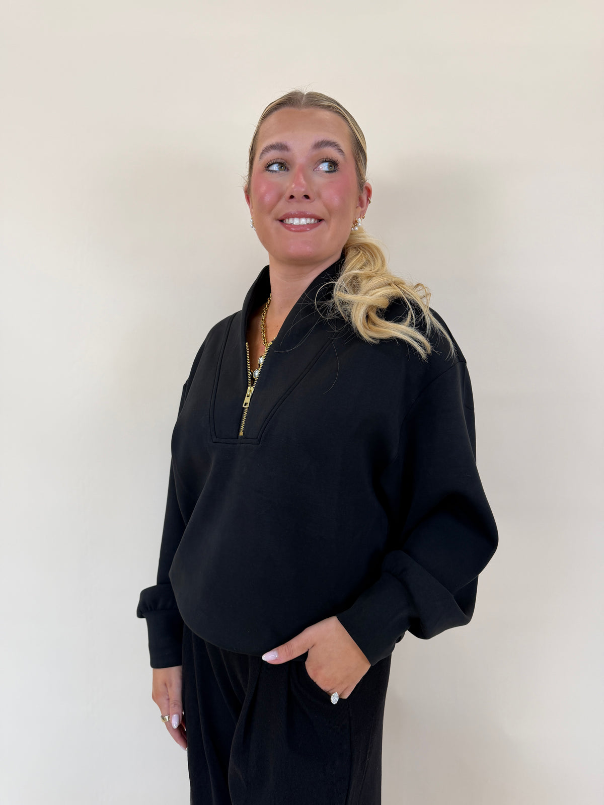 Quarter Zip Sweatshirt
