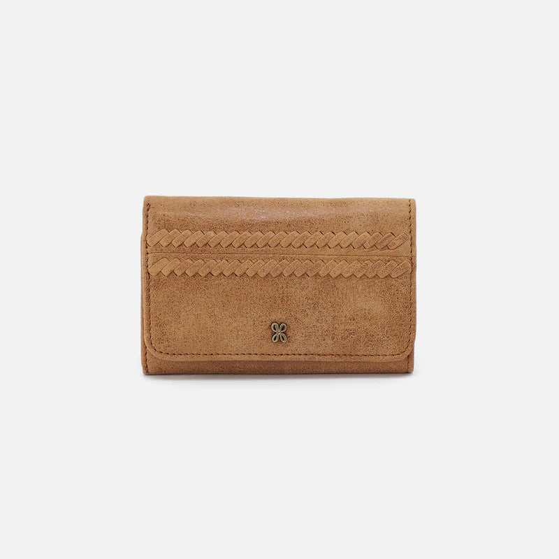Jill Trifold Wallet - Buffed Leather | Whiskey