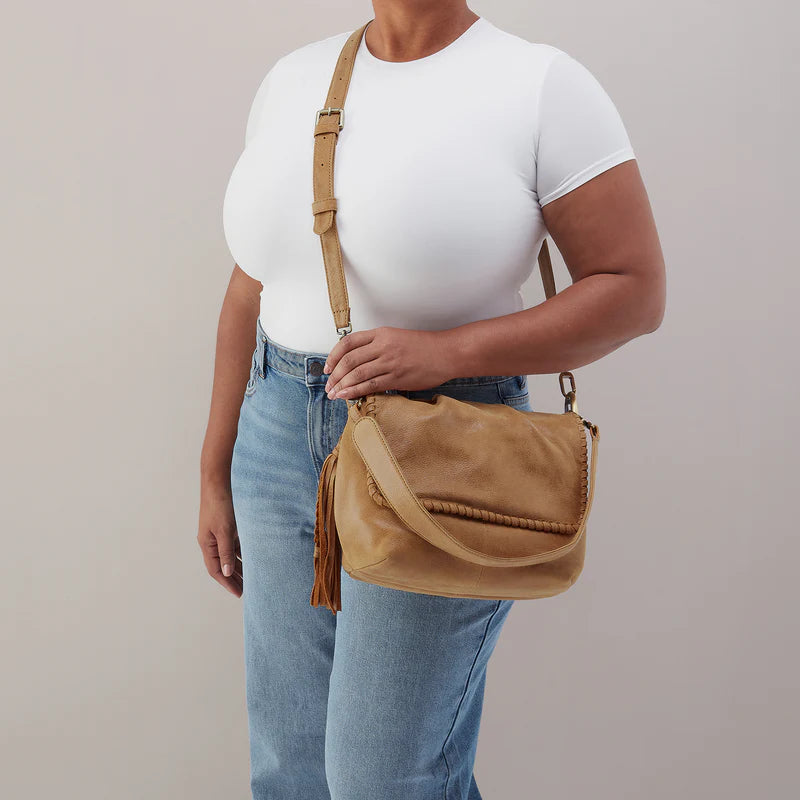 Harley Convertible Shoulder Bag - Buffed Leather | Whiskey