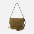 Harley Convertible Shoulder Bag - Pebbled Leather | Sunlit Sage