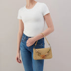 Darcy Crossbody With Charm - Suede Leather | Twilight Fern
