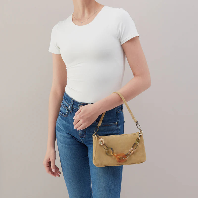 Darcy Crossbody With Charm - Suede Leather | Twilight Fern