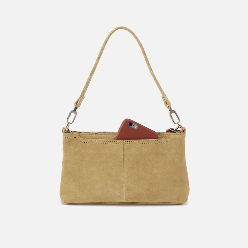 Darcy Crossbody With Charm - Suede Leather | Twilight Fern