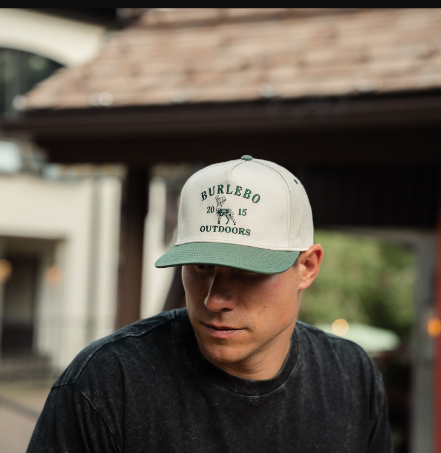 Cap - Vintage Whitetail Deer - Cream