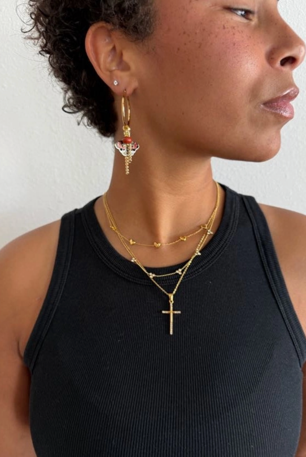 Sadie Dainty Crystal Necklace