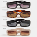 Thick Frame Rectangle Sunglasses