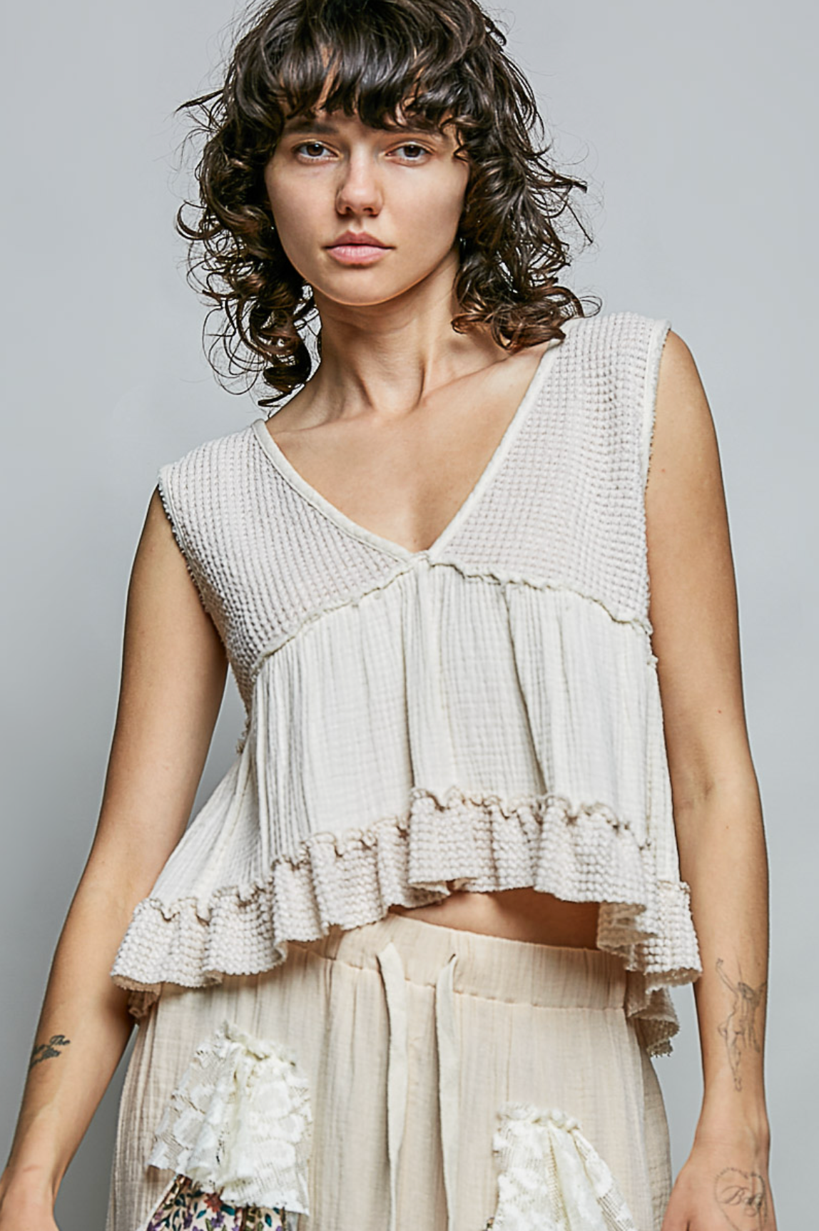 Mini Babydoll Sleeveless Tank