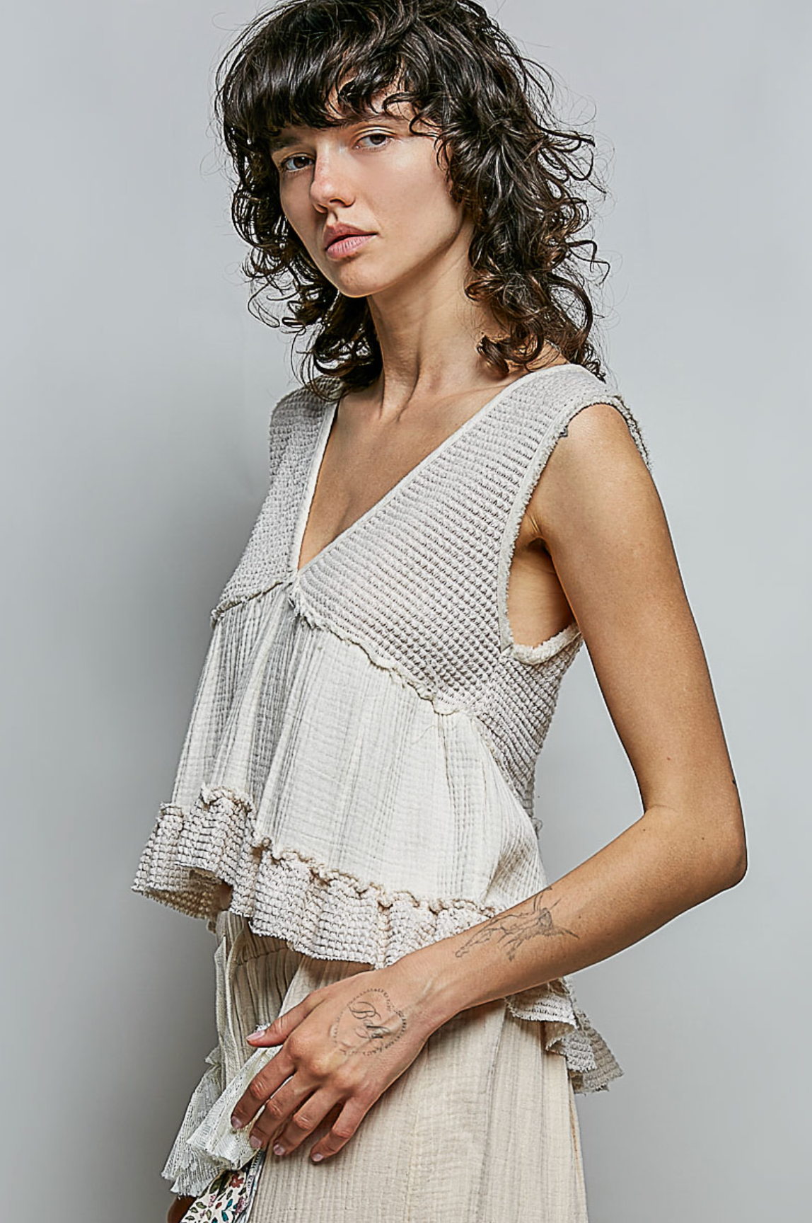 Mini Babydoll Sleeveless Tank