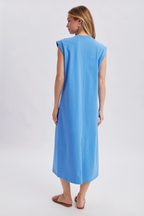 Cap Sleeve Knit Midi Dress